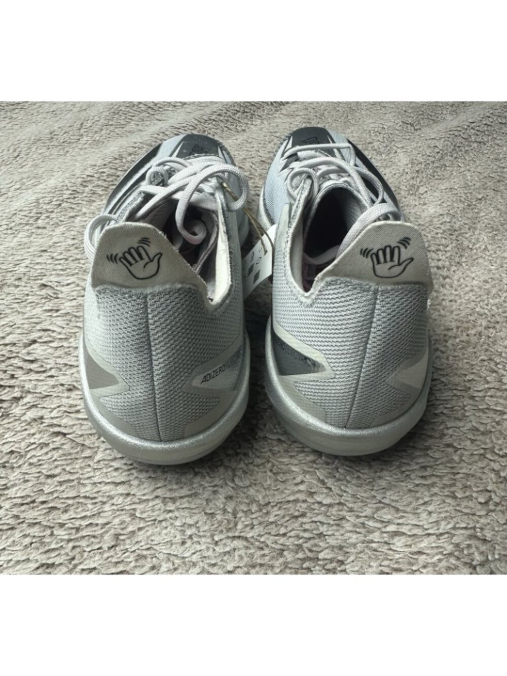 Adidas Adizero Electric+ Silver Speed Pack Metal Baseball Cleat JS2994 SZ 7 NWOB - Picture 5 of 15